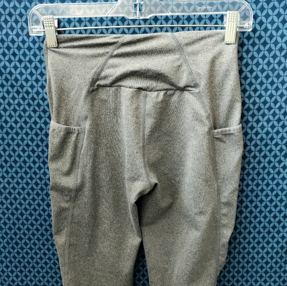 GymShark - Women's charcoal grey, high-waisted athletic leggings. Size - S - Picture 7 of 8